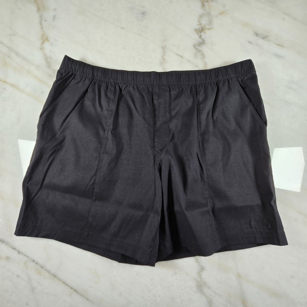 NWT The North Face Mens Class V Pull-On Shorts Athletic 7" inseam Black Size XXL